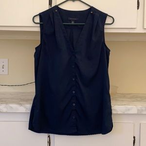 Tommy Hilfiger Navy Blue Sleeveless Blouse
